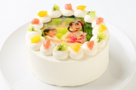 「写真ケーキ　丸型　5号　15cm（株式会社FLASH PARK）」の商品画像の2枚目
