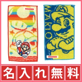 「スーパーマリオ　ポケットタオル　２枚セット（株式会社ミノダ）」の商品画像