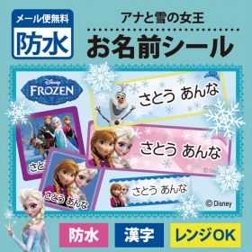 「アナと雪の女王のお名前シール防水タイプ[143枚セット]（株式会社ミノダ）」の商品画像