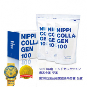 「ニッピ コラーゲン１００　110g×3袋入（株式会社ニッピコラーゲン化粧品）」の商品画像