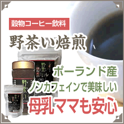 「『野茶い焙煎』ノンカフェイン ベジタブルコーヒー（株式会社 Kyoto Natural Factory）」の商品画像の1枚目