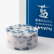 洗顔石鹸　藍染め石けん「紙ふぶき」の商品画像