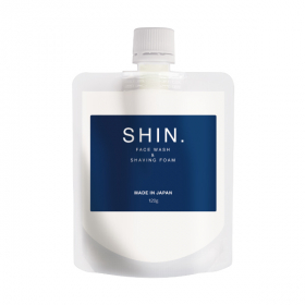 「SHIN.フェイスウォッシュ＆シェービングフォーム 120g（株式会社エーエフシー）」の商品画像の1枚目