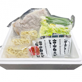 「塩もつ野菜鍋 白エビだし ラーメン入り 鍋セット （株式会社ふるさとサービス）」の商品画像の2枚目