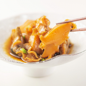 アワビ姿煮醤油山椒 〔80g×2〕 アワビ 惣菜 海鮮 国産 貝類の商品画像