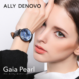 【試着のみ】ALLY DENOVO☆Gaia Pearl腕時計