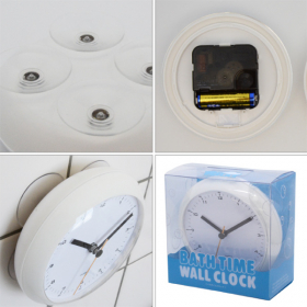 「BATH TIME WALL CLOCK/バスタイムウォールクロック（株式会社シンシア）」の商品画像の3枚目
