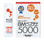 進化したコラーゲンゼリー【ＢＭペプチド5000（マンゴー味】１箱20ｇ×15本の商品画像