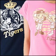 阪神タイガース承認！レディス半袖Ｔシャツ（トラッキー＆リアル虎）の口コミ（クチコミ）情報の商品写真
