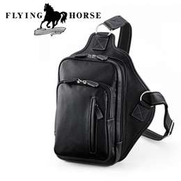 「【FLYING HORSE】ホースレザー（馬革）多機能ボディバッグ（グレンチェック株式会社）」の商品画像