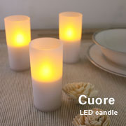 Cuore LED candle -クオーレ LED キャンドルの商品画像