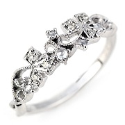 「ツタのアラベスク」 ローズカットダイヤモンド　ダイヤモンド　リングの口コミ（クチコミ）情報の商品写真