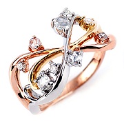「セーヌ」  ローズカットダイヤモンド　ダイヤモンド　3カラーリングの口コミ（クチコミ）情報の商品写真
