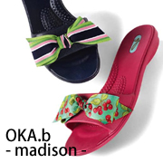 「アメリカから到着♪ラグジュアリーなサンダルOKA.b（オカビー）Madison（ホームページネットショップ相談室）」の商品画像