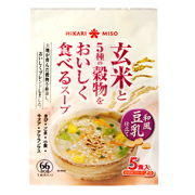 玄米と5種の穀物をおいしく食べるスープ　和風豆乳仕立ての口コミ（クチコミ）情報の商品写真