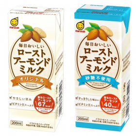 「「毎日おいしいローストアーモンドミルク」シリーズ（マルサンアイ株式会社）」の商品画像