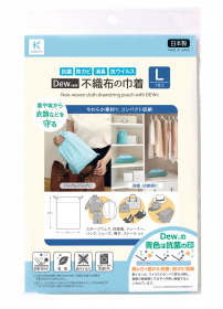 株式会社KAWAGUCHIの取り扱い商品「Dew (R) 使用 不織布の巾着 L」の画像