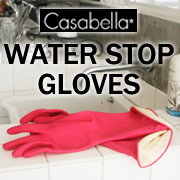 【Casabella】ウォーターストップ・グローブ（ゴム手袋）- PINK/Mの商品画像