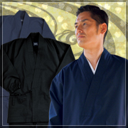 寺用作務衣(濃紺・黒)の口コミ（クチコミ）情報の商品写真