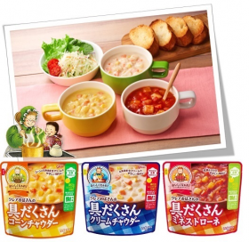 「クレアおばさんの具だくさんスープ（江崎グリコ株式会社）」の商品画像