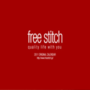 「free stitch2011年　カレンダー（Dog Goods Brand　 free stitch）」の商品画像